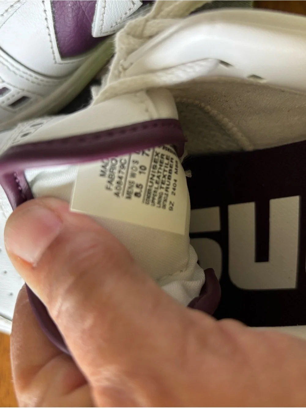 Converse Women’s Low-Top Sneakers in White and purple